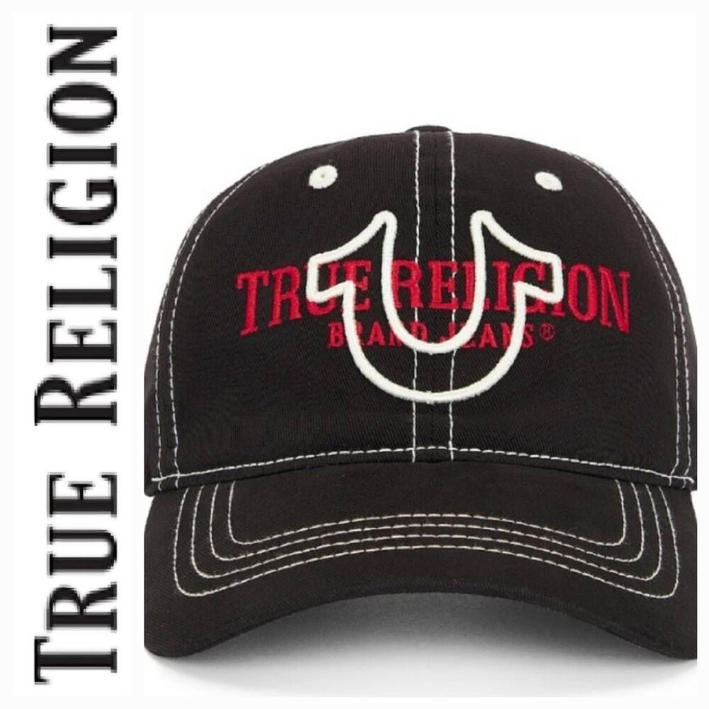 True‎ Religion Dad Cap- Black